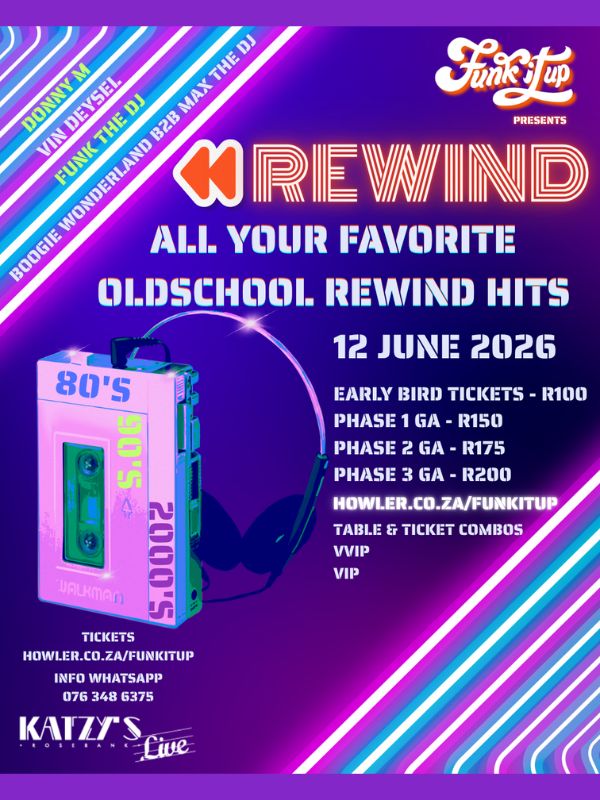 Rewind Party Katzy's Live